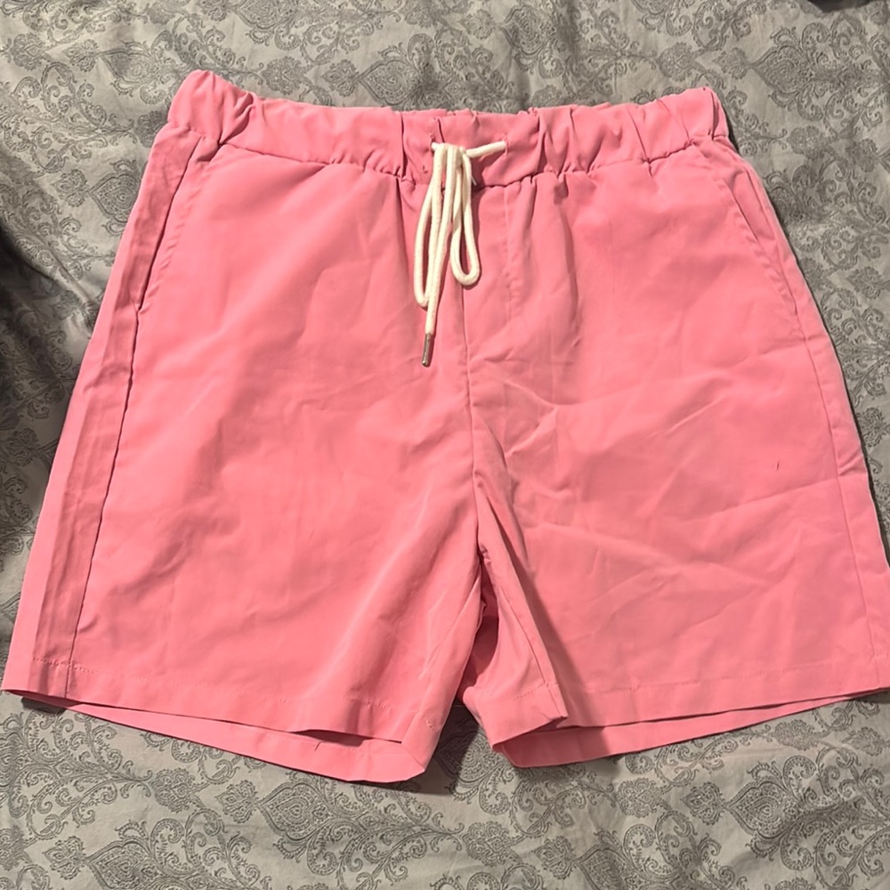 Men's Pink Casual Shorts